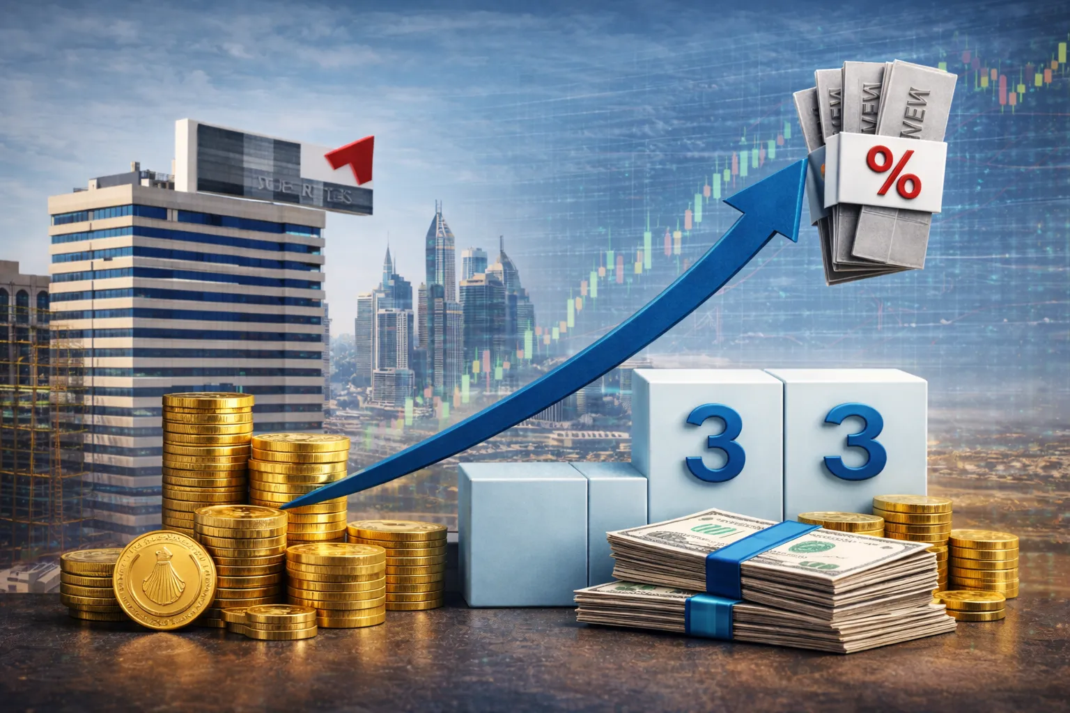 توزيعات الاتحاد العقارية 2025.. أرباح نقدية 3 فلوس للسهم وخطة زيادة رأس المال